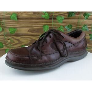 Sperry Top-Sider Sz 11‎ Sneaker Brown Leather Men Lace Up Medium (D, M)